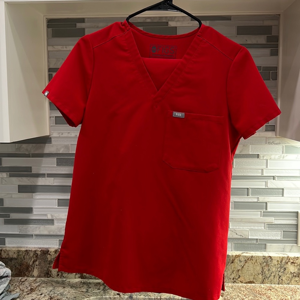 Red Figs Scrub Set XS like new - Catarina top & Kade bottom